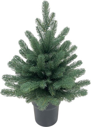 Stromček MagicHome Vianoce Firian, 3D, jedľa v kvetináči, 60 cm