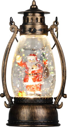 Lampáš MagicHome Vianoce, plast, 1xLED teplá biela, 8x6.5x14 cm, 3xLR44