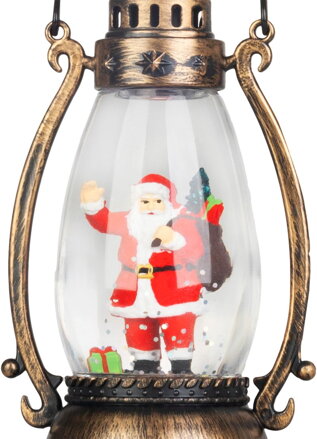 Lampáš MagicHome Vianoce, plast, 1xLED teplá biela, 8x6.5x14 cm, 3xLR44