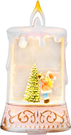 Lampáš MagicHome Vianoce, plast, 1xLED teplá biela, 8x4x15 cm, 2xAAA
