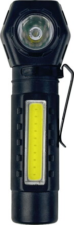 Čelovka Strend Pro XL0702, 110x34mm, 3W, XPE + COB 200 lm, 1200mAh, s odnímateľnou hlavou