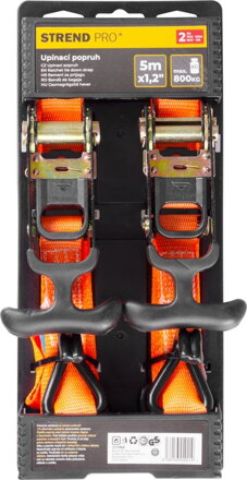 Popruh upínací Strend Pro, pás s račňou, 30 mm, L-5 m, max. 800 kg, bal. 2 ks Popruh upínací Strend Pro, pás s račňou, 30 mm, L-5 m, max. 800 kg, bal. 2 ks