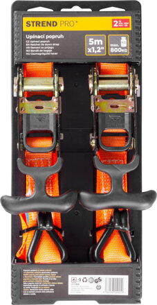 Popruh upínací Strend Pro, pás s račňou, 30 mm, L-5 m, max. 800 kg, bal. 2 ks Popruh upínací Strend Pro, pás s račňou, 30 mm, L-5 m, max. 800 kg, bal. 2 ks