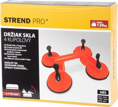 Drziak skla Strend Pro CUP-182, 4 kupolový, plast