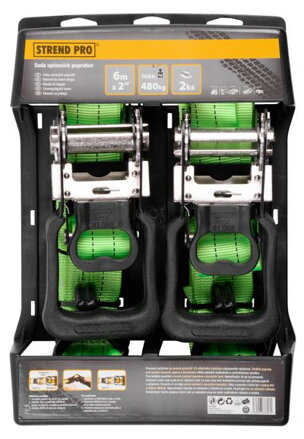 Popruh Strend Pro TRS-706, 2", L-6 m, bal. 2 ks, upínací