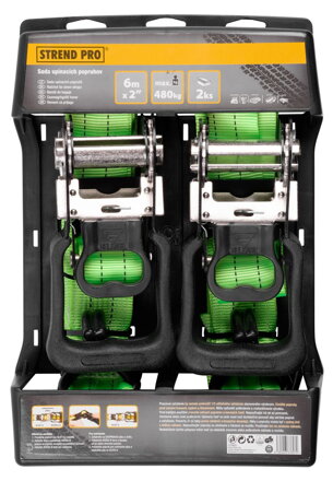 Popruh Strend Pro TRS-706, 2", L-6 m, bal. 2 ks, upínací