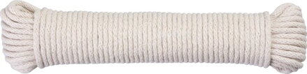 Snura Cloth-Line 20 m/4 mm, Bavlna, biela
