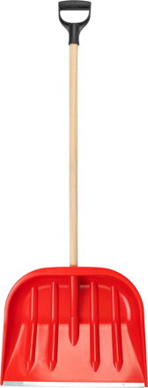 Odhrnovac Snowman D 470x370/1350 mm, Pvc, s drevenou násadou D