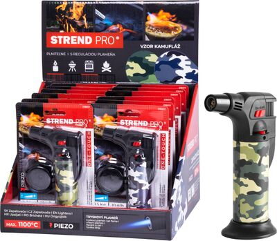 Zapaľovač Strend Pro Mini horák, kamufláž