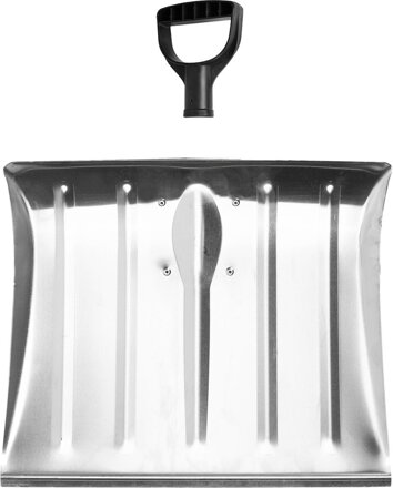 Odhrňovač Snowman ALU 400x350 mm, hliníková lopata na sneh, odhŕňač, bez násady, s GRIP rúčkou