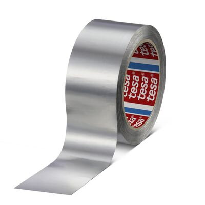 Páska tesa® PRO Aluminium, hliníková, metalizovaná, lepiaca, 50 mm, L-30 m