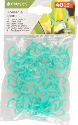 Upínacia spona Strend Pro Garden, 28x24 mm, bal. 40 ks