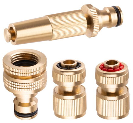 Sada spojok GF341, adaptér 3/4"-1, spojky 1/2", dýza