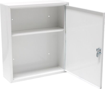 Lekárnička MEDIC, 31x10x36 cm, nástenná, kovová