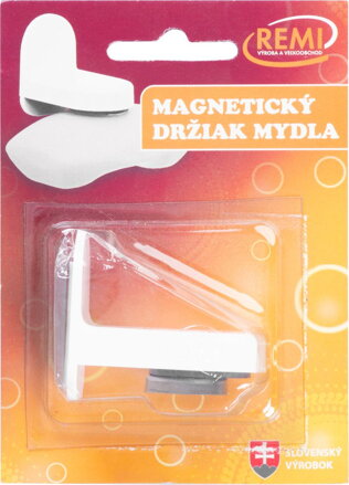 Držiak na mydlo, magnetický, samolepiaci, plastový Držiak na mydlo, magnetický, samolepiaci, plastový