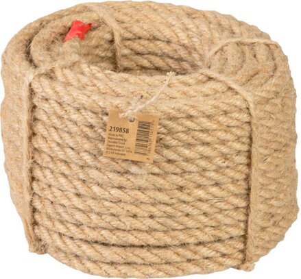 Lano Strend Pro Garden, jutové, trojpramenné, 6 mm, L-20 m