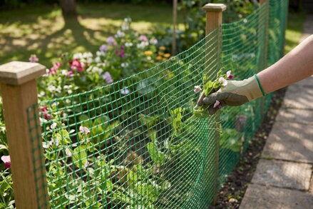 Pletivo ECONOMY 1, 1000/05x05 mm, 300g/m2, zelene, celoplastove, bal. 50 m