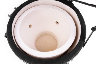 Gril BBQ Kamado Egg 13", priemer 27 cm, 35x40,5x55 cm, gril. výška 34,5 cm, čierný