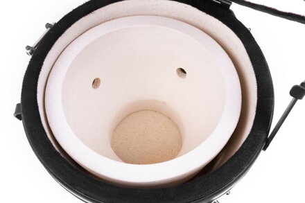 Gril BBQ Kamado Egg 13", priemer 27 cm, 35x40,5x55 cm, gril. výška 34,5 cm, čierný