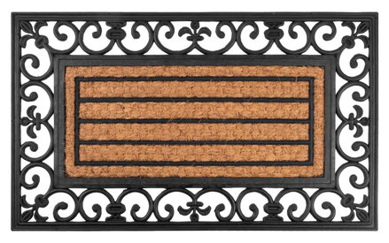 Rohozka MagicHome RBP 156, Ornament, 45x75 cm, guma/panama