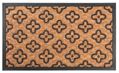 Rohozka MagicHome RBP 196, Flovers, 45x75 cm, guma/panama