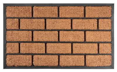 Rohozka MagicHome RBC 124, Brickwall, 45x75 cm, guma/kokos