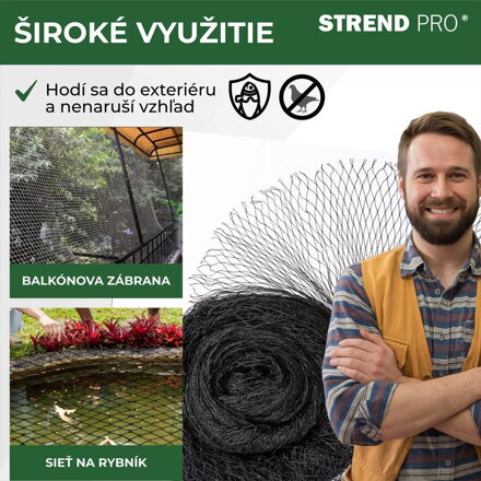 Siet A1206 • 12x25 m, oko 25 mm, proti vtákom, PE