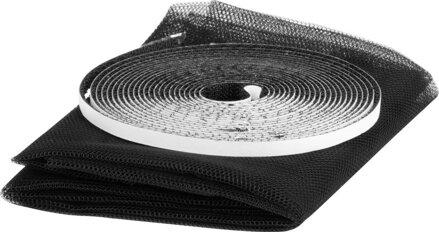 Siet FlyScreen2 150x130 cm, proti hmyzu, čierna PE