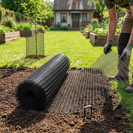 Siet GrassGuard, 16x16 mm, 2 m, L200 m, proti krtkom