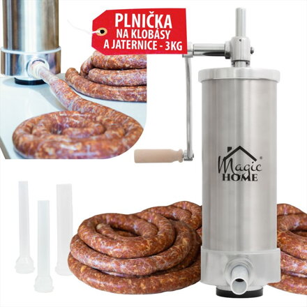 Plnicka Porking SM206, na klobásy a jaternice, vertikálna, 3 kg, ručná