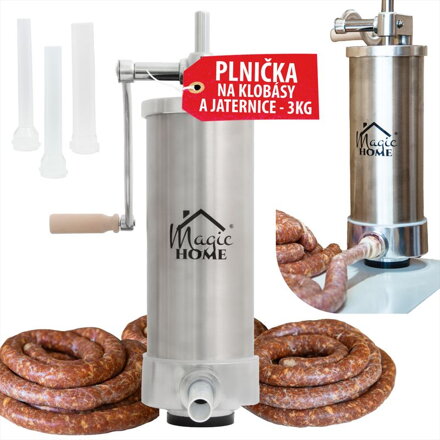 Plnicka Porking SM206, na klobásy a jaternice, vertikálna, 3 kg, ručná