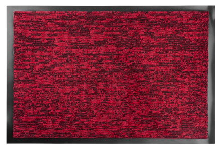 Rohozka MagicHome CPM 303, 40x60 cm, čierna/červená