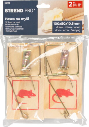 Pasca P04331, na myši, drevená, bal. 2 ks