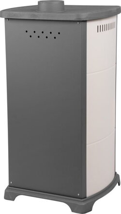 Kachle Bella Thalia, béžové, 10 kW, 120 cm, liatina/šamot