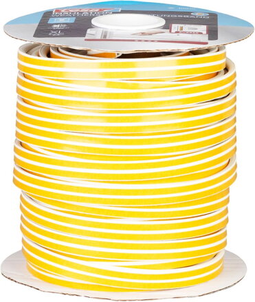 Tesnenie tesa® MALL® profil D, 9 mm, hnedé, 100 m