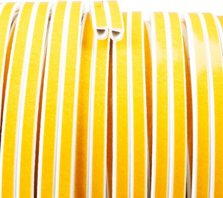 Tesnenie tesa® MALL® profil D, 9 mm, hnedé, 100 m