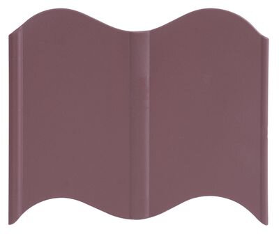 Obruba LE799, hnedá, 120 mm, plastová, 32 ks
