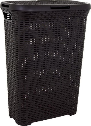 Kôš Curver® STYLE 40L, hnedý, 61x26x44 cm, na bielizeň, prádlo