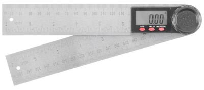 Pravítko Strend Pro, digitálne, uhlové 200 mm, nerezové, INOX