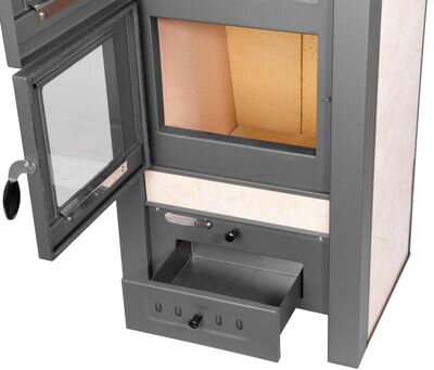 Kachle Pro TAURUS Ceramic, biely, 12 kW, 120 mm, s pecou