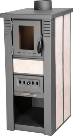 Kachle Pro LAVA Ceramic, biele, 6 kW, 120 mm