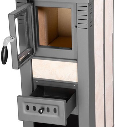 Kachle Pro LAVA Ceramic, biele, 6 kW, 120 mm