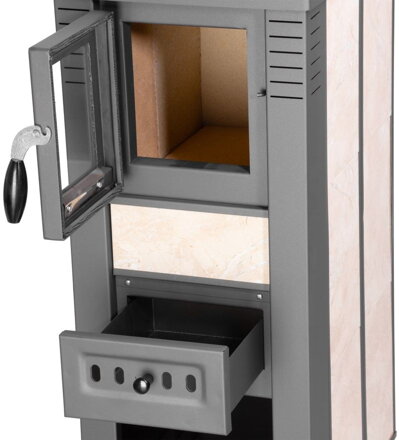 Kachle Pro LAVA Ceramic, biele, 6 kW, 120 mm