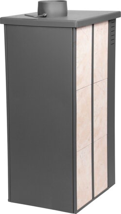 Kachle Pro LAVA Ceramic, biele, 6 kW, 120 mm