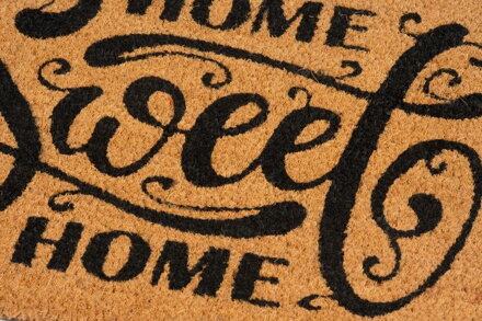 Rohožka MagicHome, pred dvere, Home sweet home, kokos/pvc, 40x60 cm