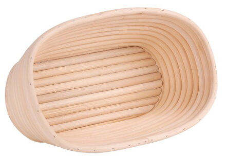 Ošatka ratanová MagicHome, na kysnutie chleba, max.700 g, 30x14x7 cm, oválna