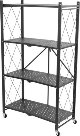 Regál Racks RAW4T, kovový, 4 police, 1270x720x340 mm, max. 50 kg/polica, prenosný Regál Racks RAW4T, kovový, 4 police, 1270x720x340 mm, max. 50 kg/polica, prenosný