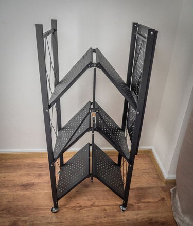 Regál Racks RAW4T, kovový, 4 police, 1270x720x340 mm, max. 50 kg/polica, prenosný Regál Racks RAW4T, kovový, 4 police, 1270x720x340 mm, max. 50 kg/polica, prenosný