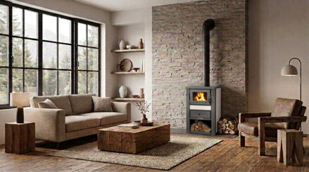 Kachle Nova Ceramic, 7,5 kW, 120 mm, béžová