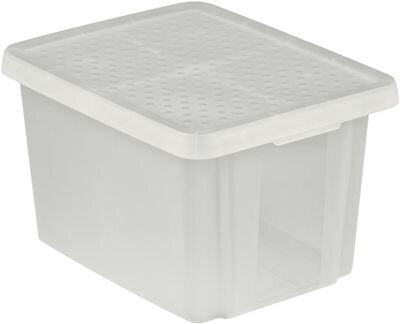 Box Curver® ESSENTIALS 26L+LID, priesvitný, 44x34x27 cm